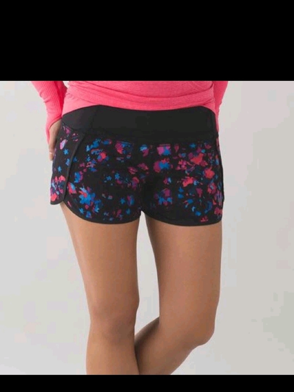 Lululemon Black  Women's Athletic Shorts with Wide Waistband